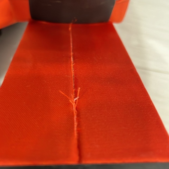 Zara Orange Satin Chunky Platform Heels - Picture 11 of 16